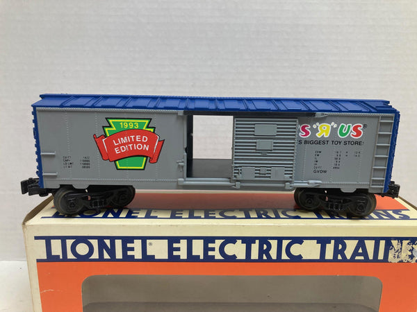 Lionel 6-16808 1993 Toys R Us Limited Edition Box Car – O Gauge, Very Good Condition