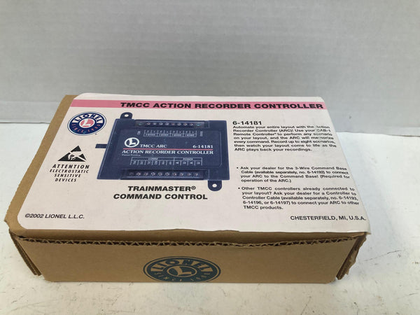 Lionel TMCC Action Recorder Controller 6-14181 ARC – NIB Sealed O Gauge