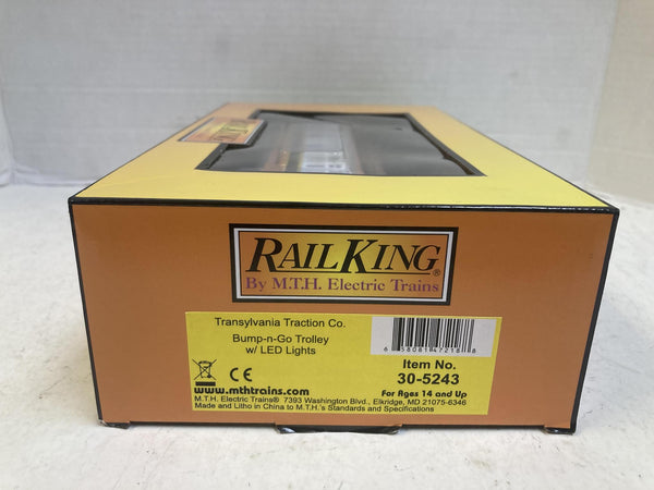 MTH RailKing O Gauge Halloween Transylvania Traction Company Trolley 30-5243