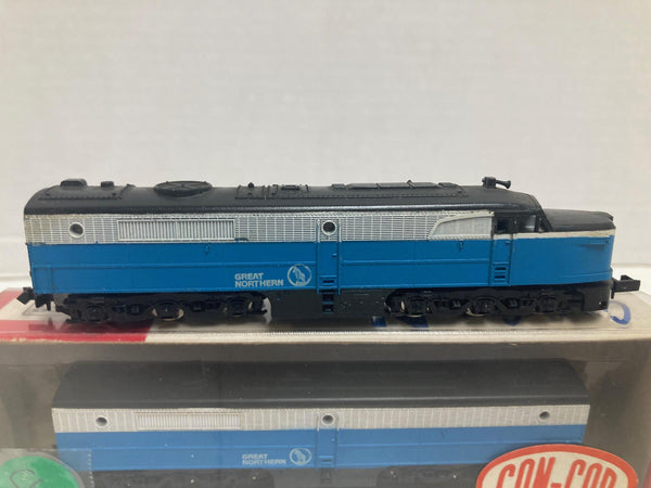 Con Cor N Scale Great Northern PA1 Diesel Locomotive, PB1 Dummy Set, BLUE