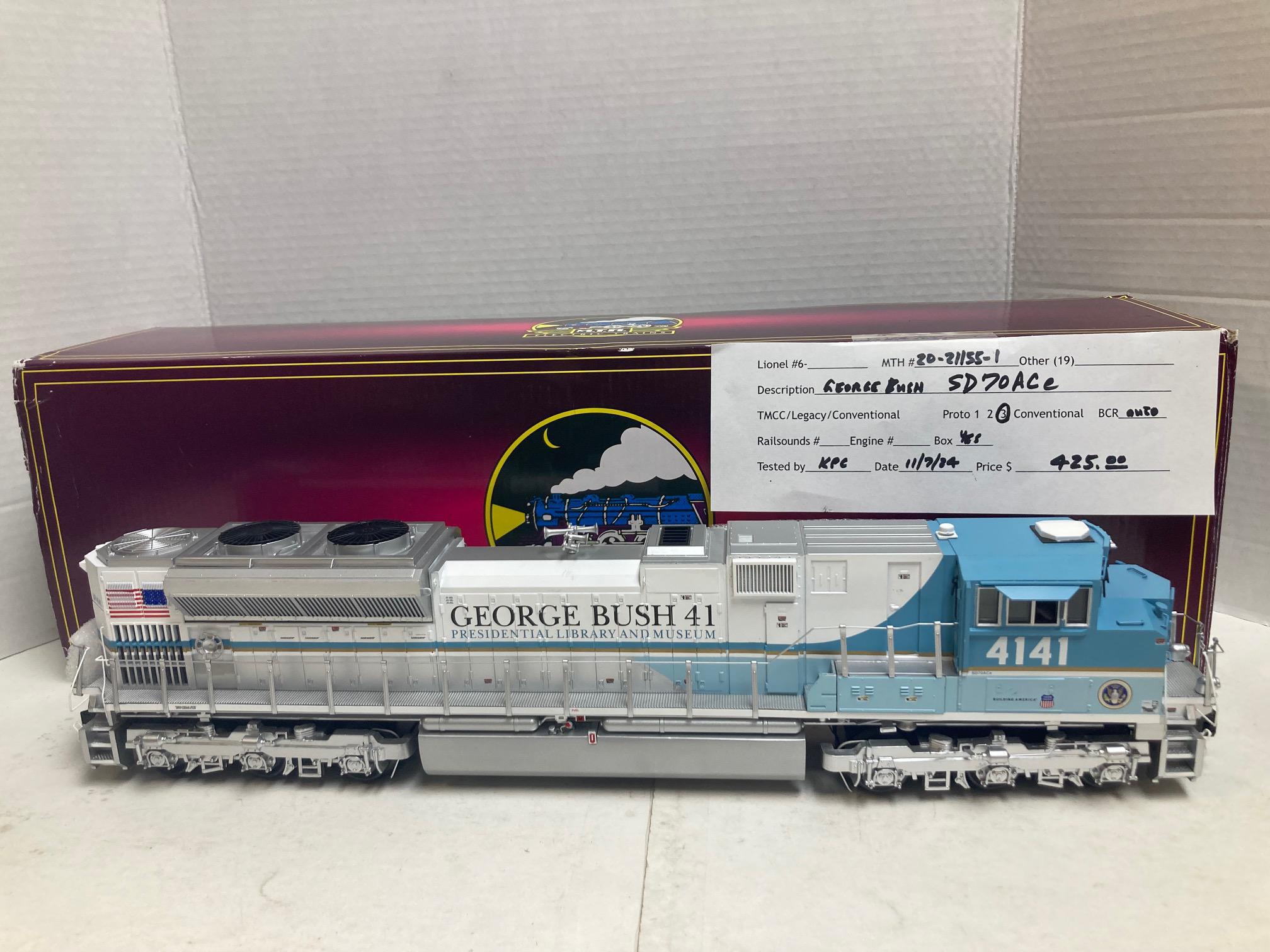 MTH SD70ACE George H. Bush w/ Protosound 3.0 (20-21155-1)