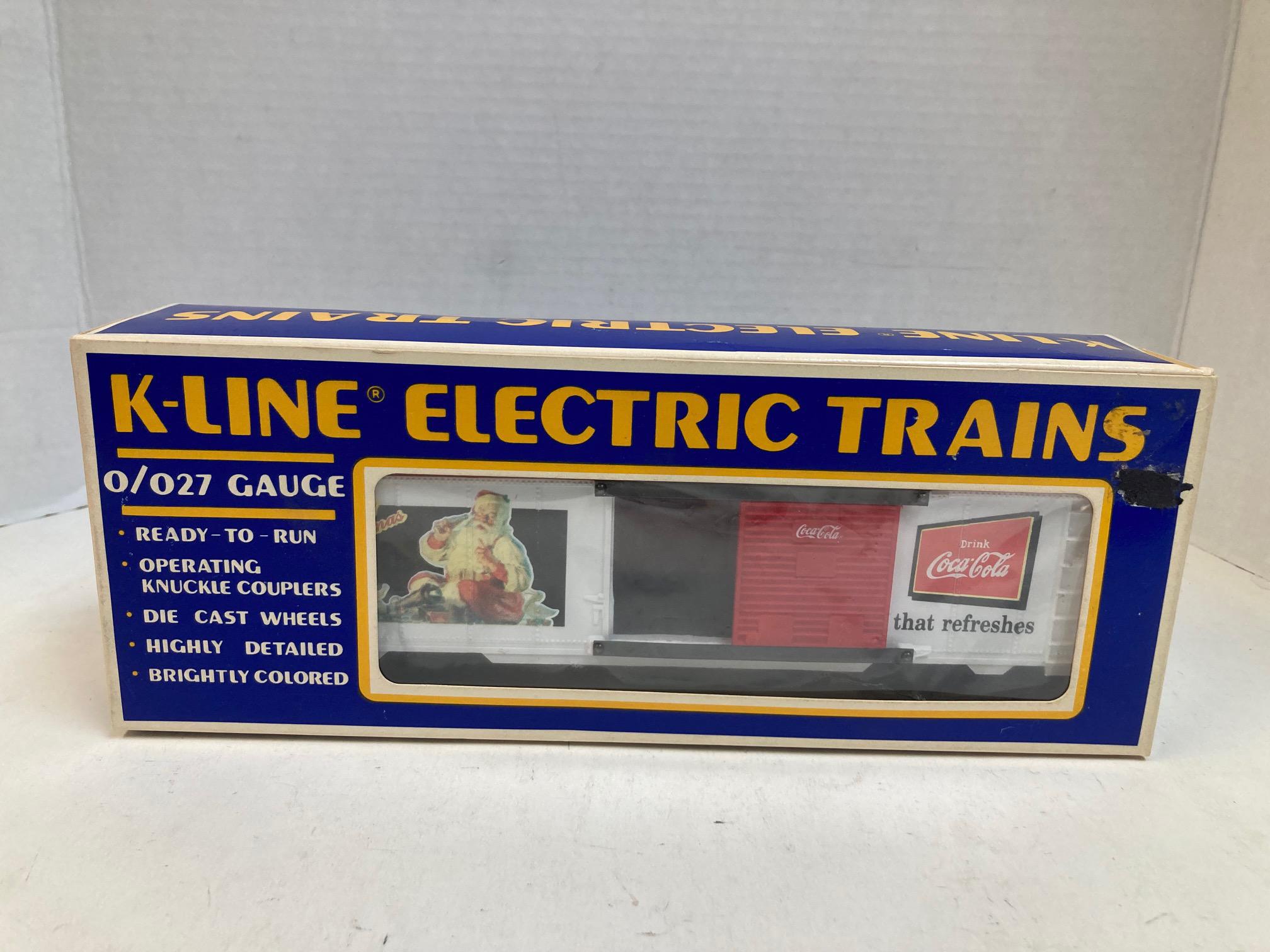 K-Line Coca-Cola Historical Christmas Boxcar K-6447 – O Gauge