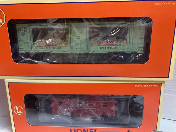 Lionel Limited Edition Monopoly PEWTER HUDSON Steam Set | 6-52225| Test Run ONLY