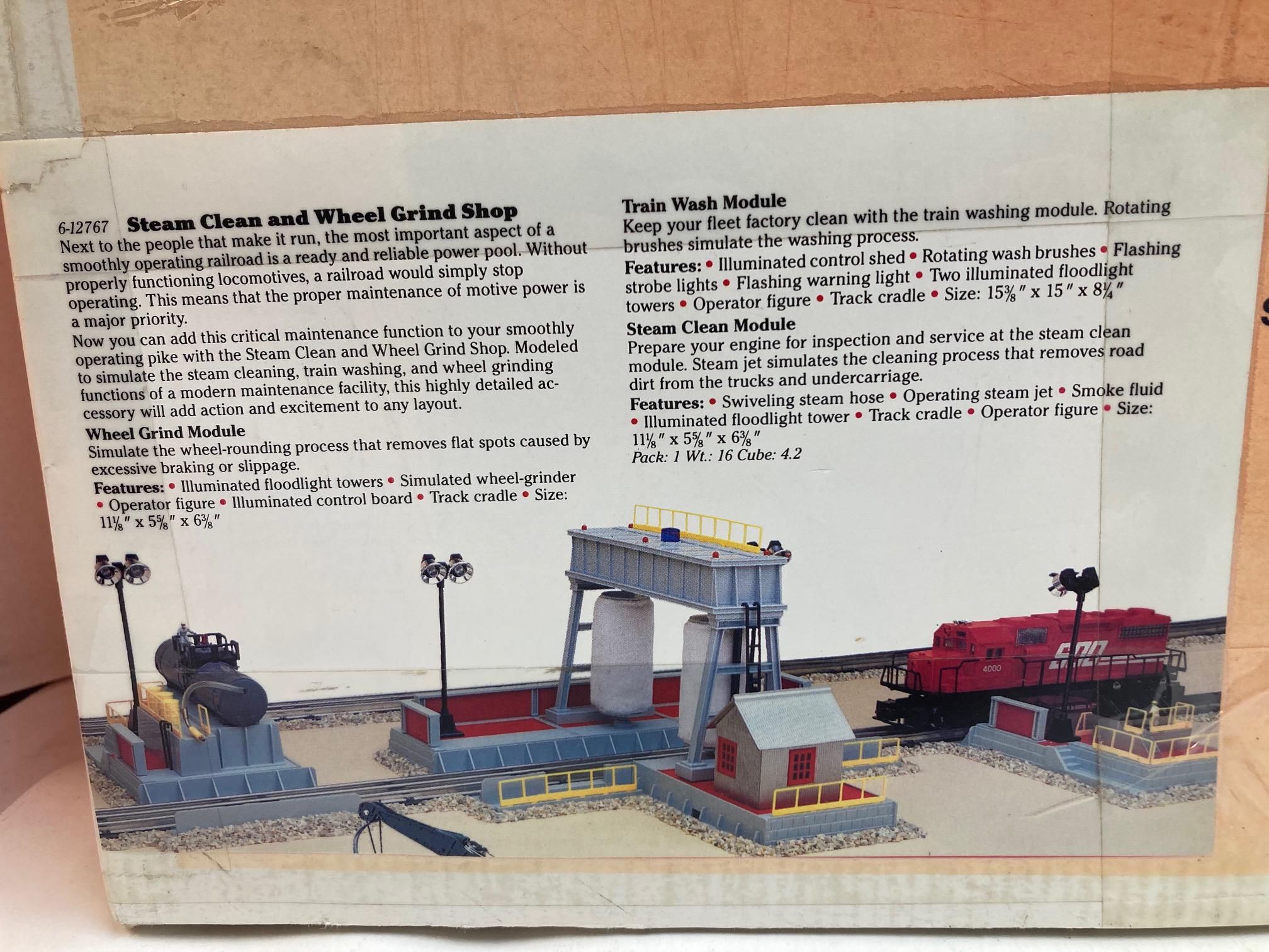 Lionel 6-12767 Steam Clean and Wheel Grind Shop - Pre Owned Good Condition