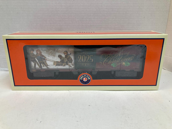 2025 Christmas Boxcar 2528100 – Limited Edition Holiday Freight Car – Brand New