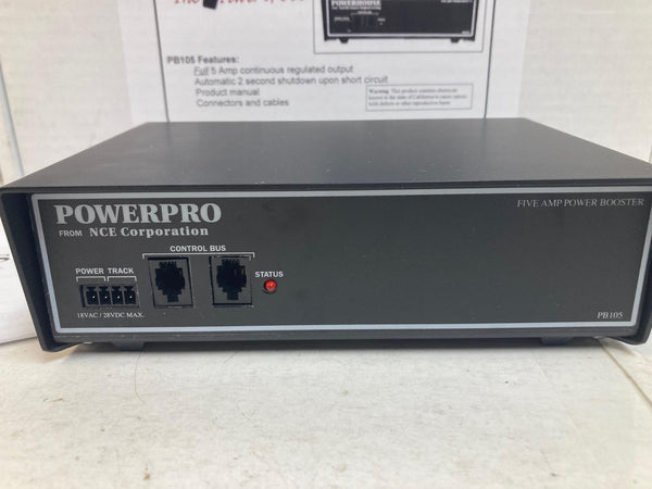 NCE PB105 5 Amp DCC Power Booster (05240003) Powerhouse