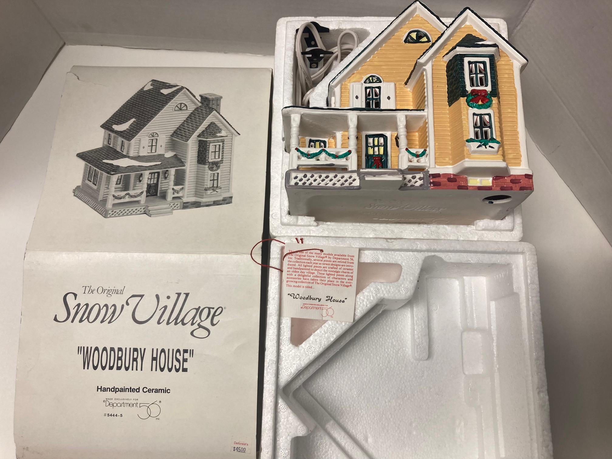 Department 56 The Original Snow Village "Woodbury House" (5444-5)