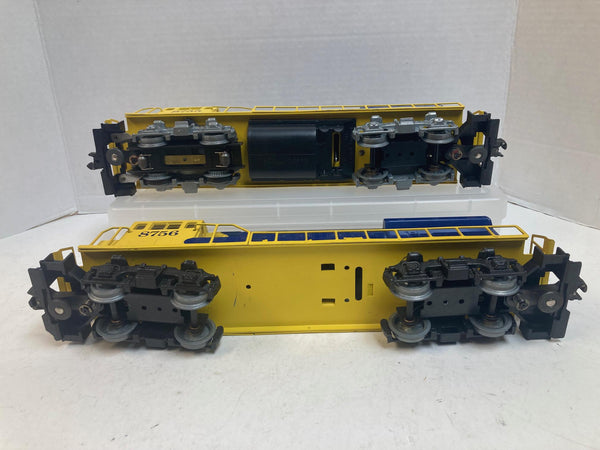 Lionel Santa Fe U36B Diesel Locomotive Set #6-8755 Powered & #6-8756 Dummy O Gauge