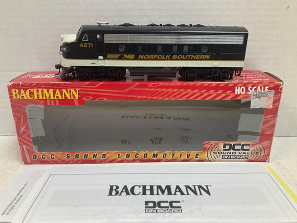 Bachmann HO 64303 Norfolk Southern F7A #4271 – DCC/Sound Value – Excellent Condition