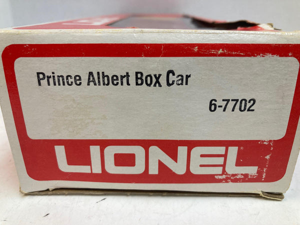 Lionel 6-7702 Prince Albert Box Car – O Gauge – Pre-Owned Very Good Condition