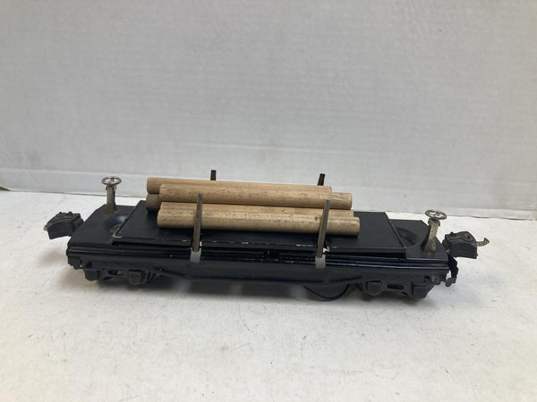 Prewar Lionel No. 3811 Operating Flatcar / Log Dump Car