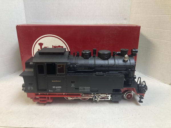 LGB 2080 D G Gauge Deutsche Reichsbahn 2-6-2 Tank Steam Locomotive 99 6001 w/ Box