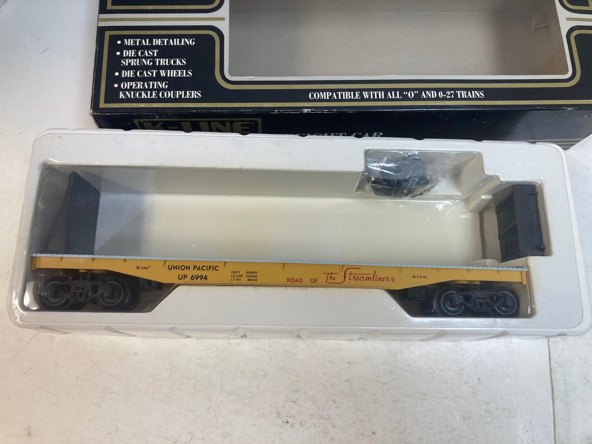 K Line Union Pacific  CLASSIC Flat Car (K-6994) O Scale