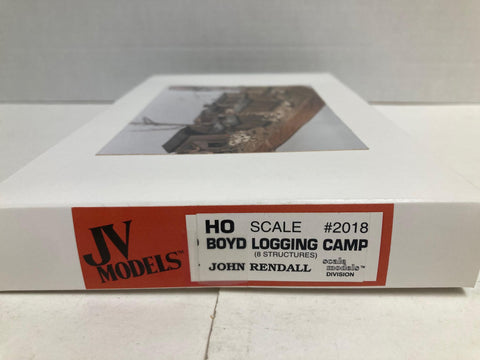 JV Models HO Scale Boyd Logging Camp Wood Kit #2018