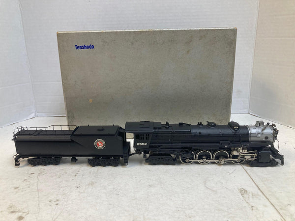 HO Brass Tenshodo Great Northern 4-8-4 S-1 #2552 – Tested Runs/Lights – Read
