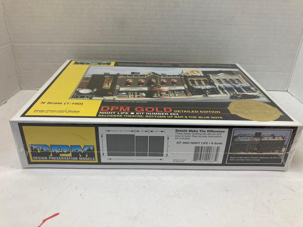 DPM Gold Night Life Kit Number 663 New Sealed N Scale 1:160 199