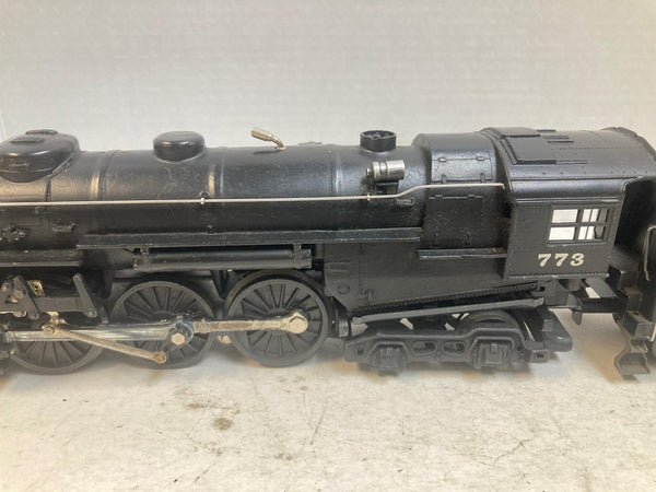 Vintage 1950 Lionel 773 Hudson Steam Loco - Re-lettered - w/ 2426W Tender