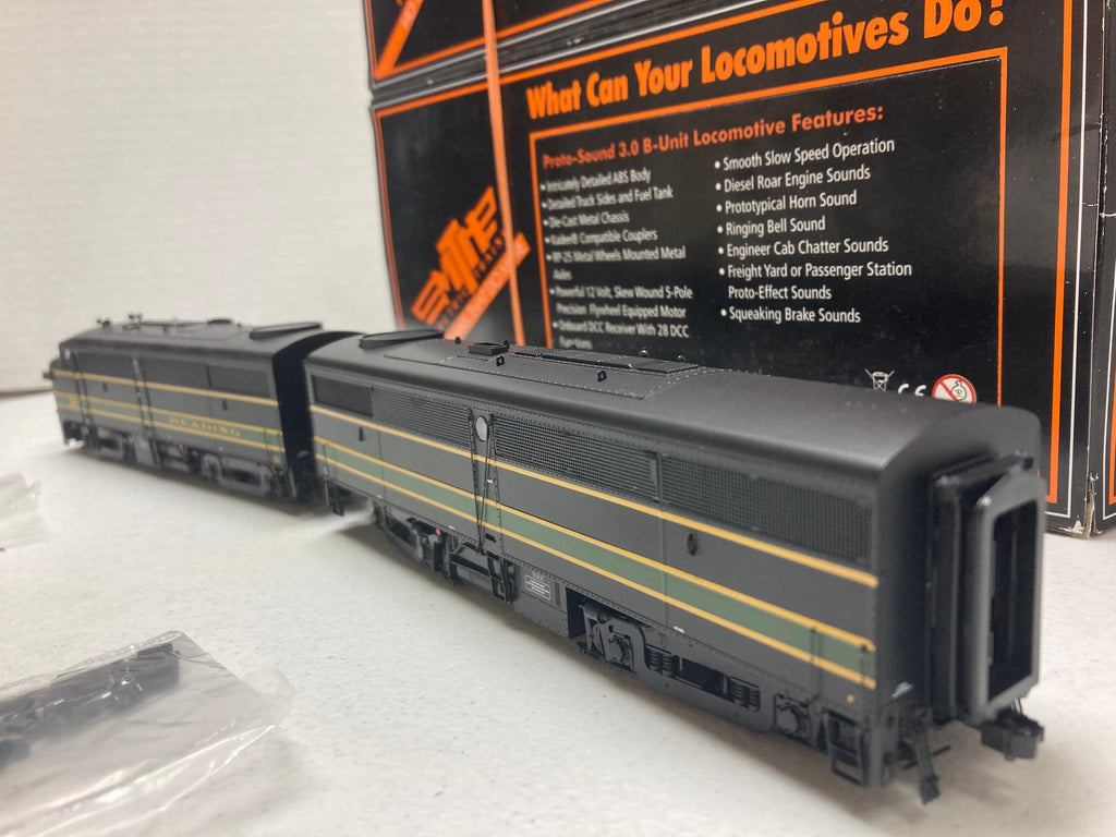 MTH Reading Diesel Engine HO Set, ALCO FA-1 A-Unit, FB-1 B-Unit (#80-2 ...