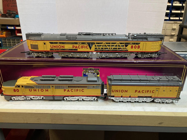 MTH Premier 20-2214-1 Union Pacific #80 Coal Turbine 3-Unit Set - BCR UPGRADED