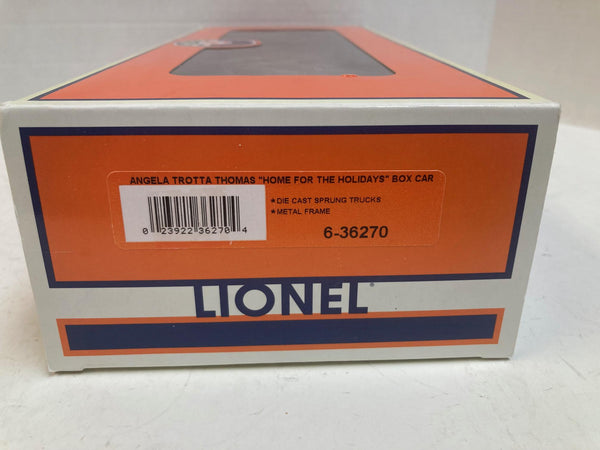 Lionel 6-36270 “Home for the Holidays” Boxcar – Angela Trotta Thomas – O-Gauge, Like New