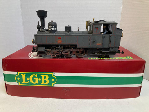 LGB 2070 D G Scale “W.C.R.R.” — Custom Weathered Tank Locomotive (Fully Working / Modified)