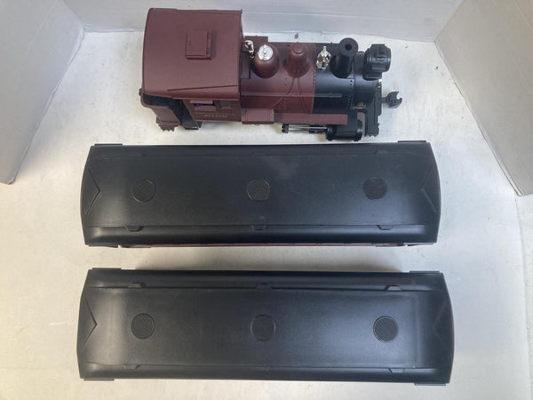 Lionel G Scale Pennsylvania Docksider 0-4-0T Steam Loco Set w/ Passenger Cars - Tested