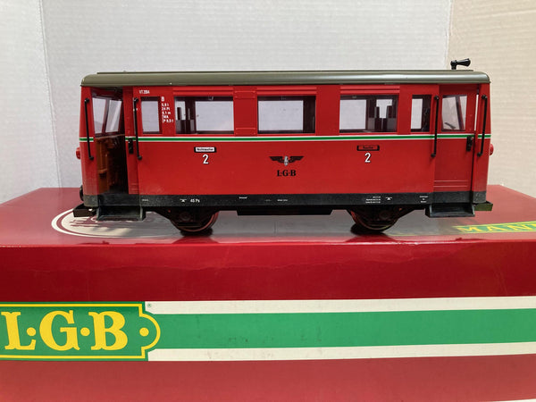 LGB 2064 Triebwagen “Friesland” Railbus G-Scale Pre-Owned Great Condition Weathered w/ Box