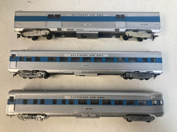 Athearn HO Baltimore & Ohio 3-Car Passenger Set - Baggage, Coach, Observation