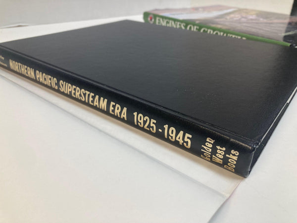 Lot of 2 Northern Pacific Railroad Books – Engines of Growth & Supersteam Era – Frey & Schrenk