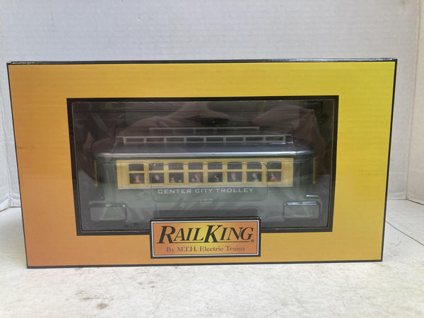 MTH RailKing 30-5259 Center City Bump-n-Go Trolley O Gauge Brand New NIB Copy
