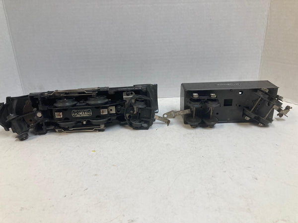 Lionel Pre-War 1664E Silver Steam Locomotive w/ Lionel Lines Tender – Tested & Running – O Gauge