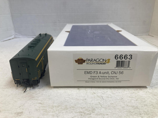 BLI 6663 Paragon4 HO CNJ EMD F3 A-Unit #56 Sound DC DCC Rolling Thunder Boxed