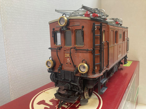 LGB 2045 “W.C.R.R” #205-5 — Custom Weathered RhB GE 2/4 Electric (Amazing Finish, Missing top side piece & light out))