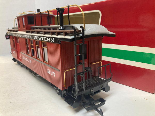 LGB 4075 D&RGW Caboose – G Scale – Denver & Rio Grande Western – Pre Owned Great Condition