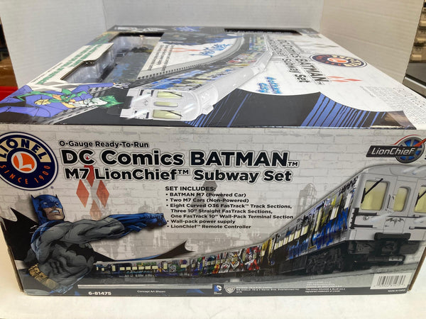 Lionel 6-81475 DC Comics Batman M7 Subway Set - LionChief - NEW Open Box