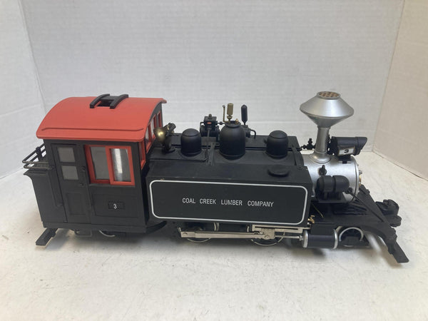 Bachmann Spectrum G Scale Coal Creek Lumber Co Forney 0-4-4T Steam Loco #3 - Tested