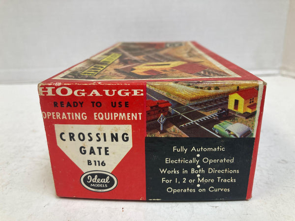 Ideal Models HO B‑116 Electrically Operating Crossing Gate – Vintage 1958 – Pre-Owned, Good