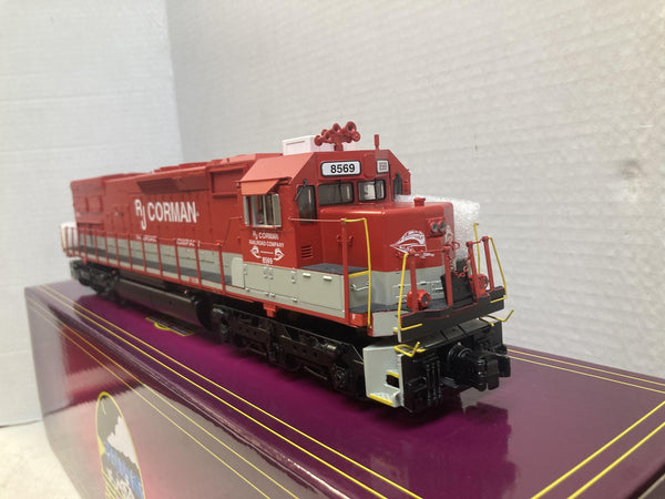 MTH Premier 20-22125-1 RJ Corman SD40T-2 Tunnel Motor #8569 PS3.0 O BRAND NEW