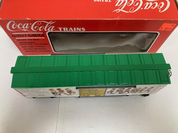 K-Line Coca-Cola Holiday Christmas "Leven Pipers Piping" Sound/Music Car 98 (K-644705) O Scale