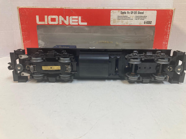 Lionel 6-8352 Santa Fe GP-20 Diesel Locomotive – Blue & Yellow – O Gauge – In Box – Tested
