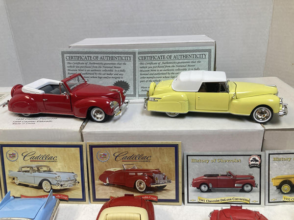 National Motor Museum Mint 1:32 Scale Diecast Collection – 7-Car Luxury Lot (1932–1958)