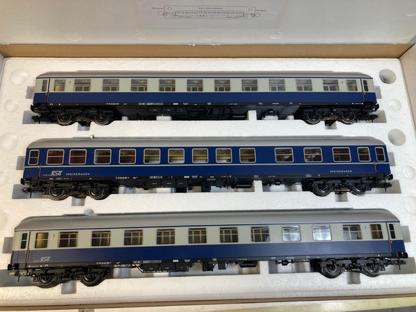 Marklin 58036 Gauge 1 ESG Passenger Car 3-Unit Set - MINT NOS