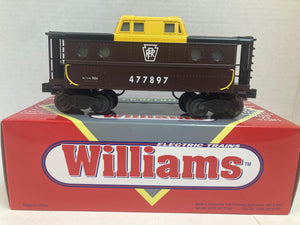 Williams Pennsylvania Yellow Cupla Caboose O Gauge #CAB118