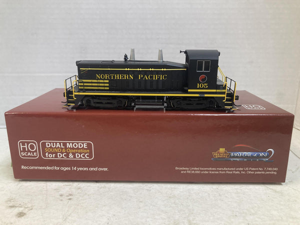 BLI 2627 HO Northern Pacific EMD NW2 Switcher #105 Paragon2 Sound DC DCC Boxed
