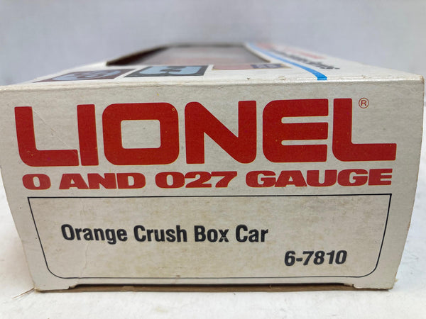 Lionel 6-9810 Orange Crush Boxcar – O Gauge – Pre-Owned Very Good Condition
