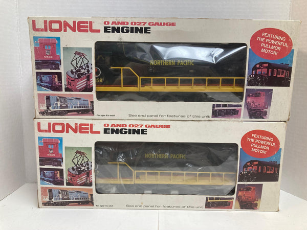 Lionel Northern Pacific U36B Powered Unit and Non -Powered Dummy Unit (6-8857, 6-8858)