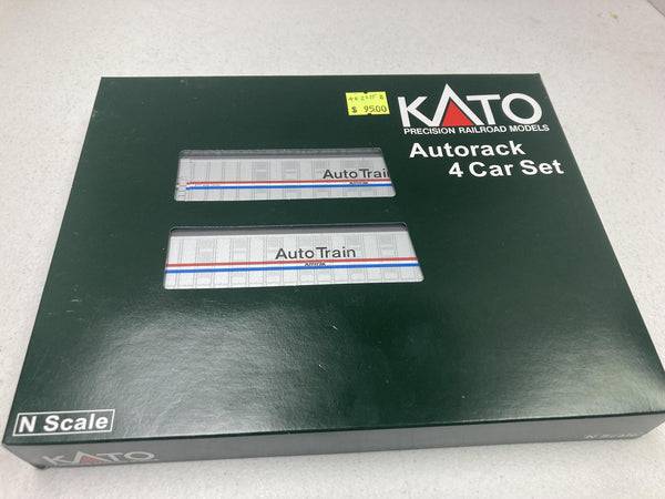 KATO Autorack Amtrak Phase III 4 car set #2 (106-5508)