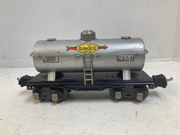 Prewar Lionel Lines No. 2654 Sunoco Tank Car
