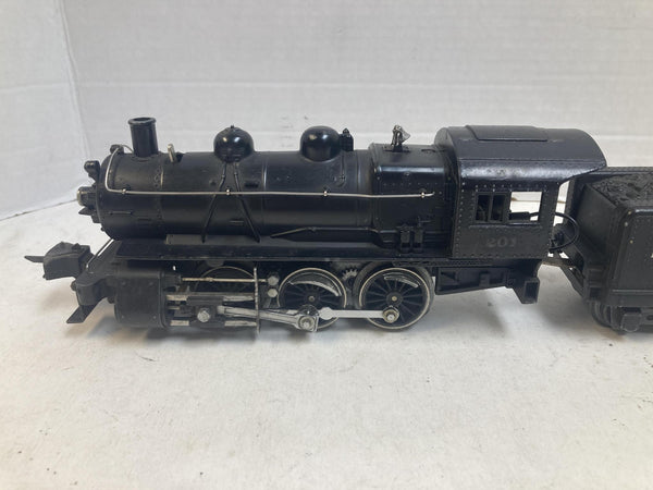 Vintage Lionel Lines #201 0-6-0 Bell Ringer Steam Locomotive & Tender - WORKS