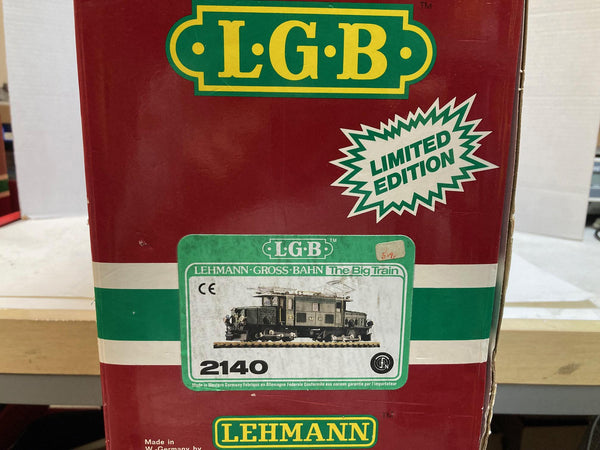 LGB 2140 RhB Crocodile Electric Locomotive — Runs Great, Very Good Condition w/ Minor Scuff